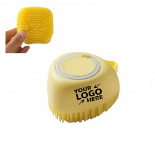 Pet Bath Silicone Brush with Shampoo Box